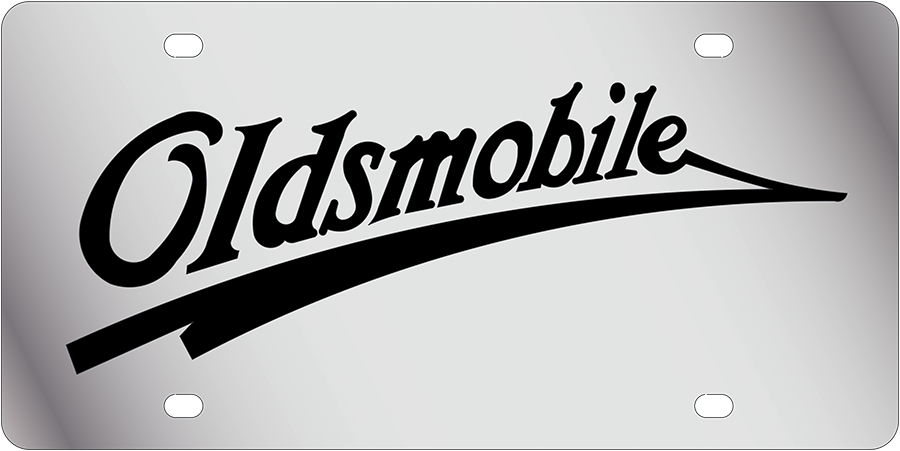 Retro Oldsmobile Stainless Steel License Plate