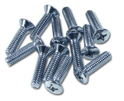 1963-1967 Corvette Seat Side Chrome Screws. 12 Piece - CA-1816-Corvette-Store-Online