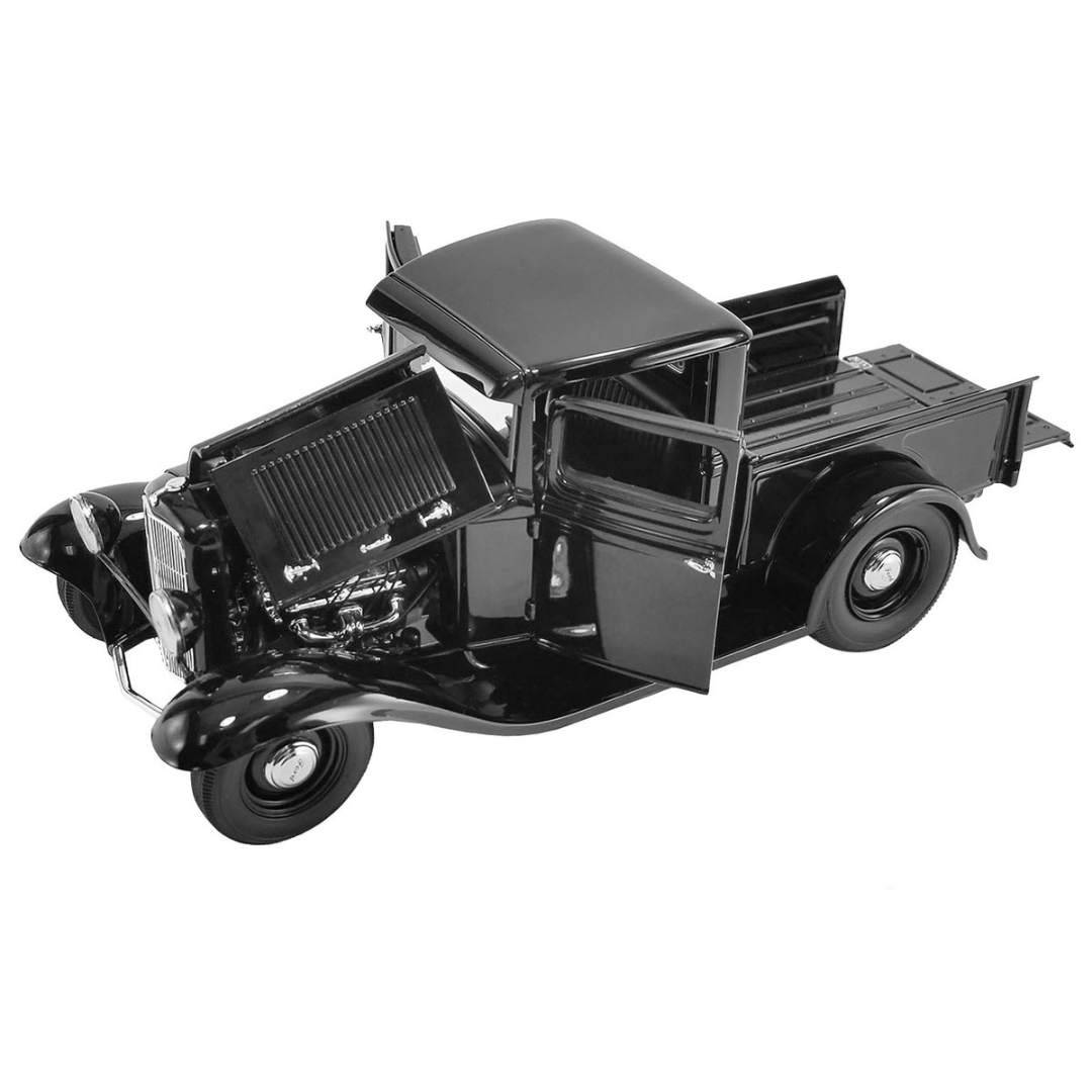 1932 Ford Pickup Truck "Black Beauty" Black Limited Edition 1/18 Diecast Model Car