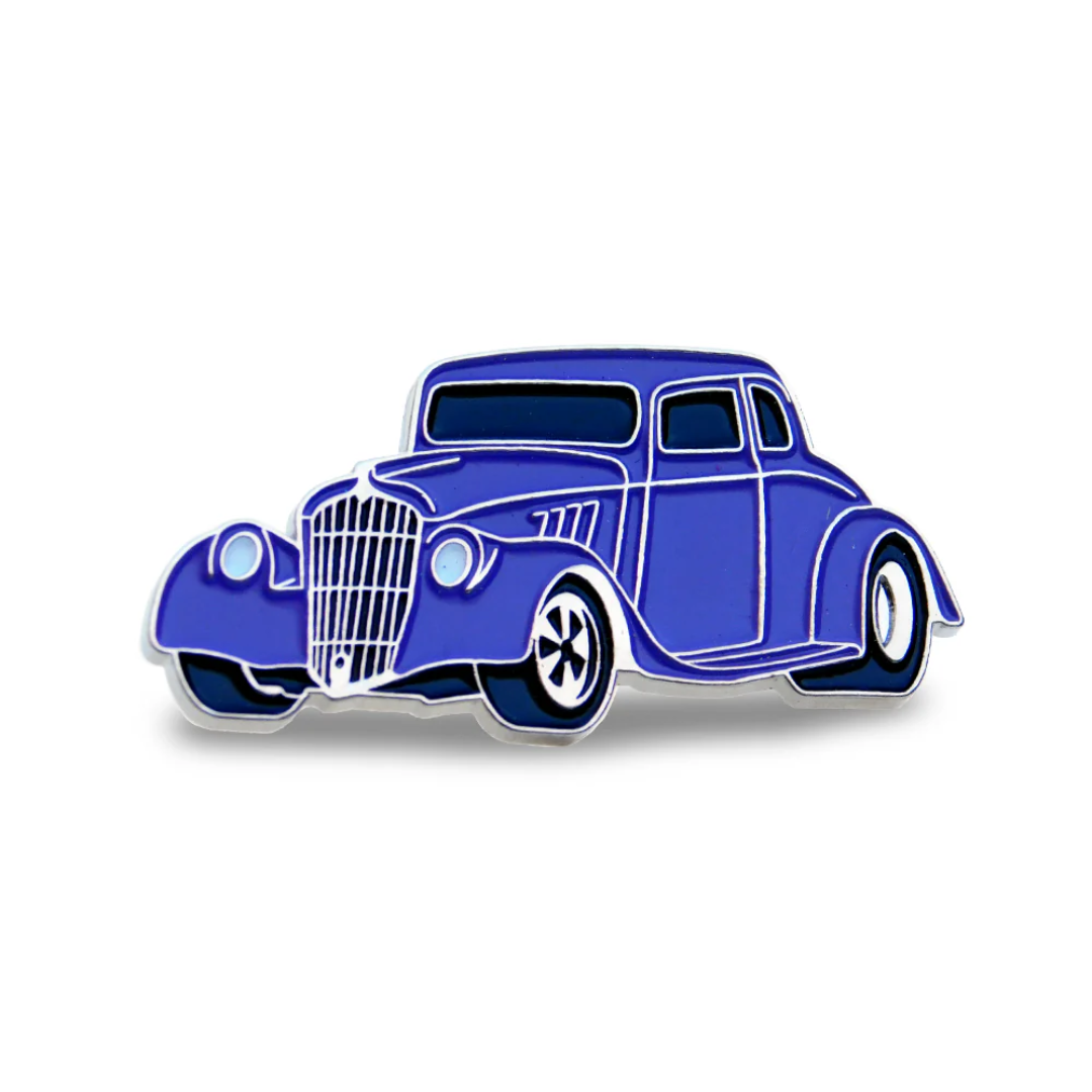 1933 Willy's Coupe Hot Rod Lapel Pin