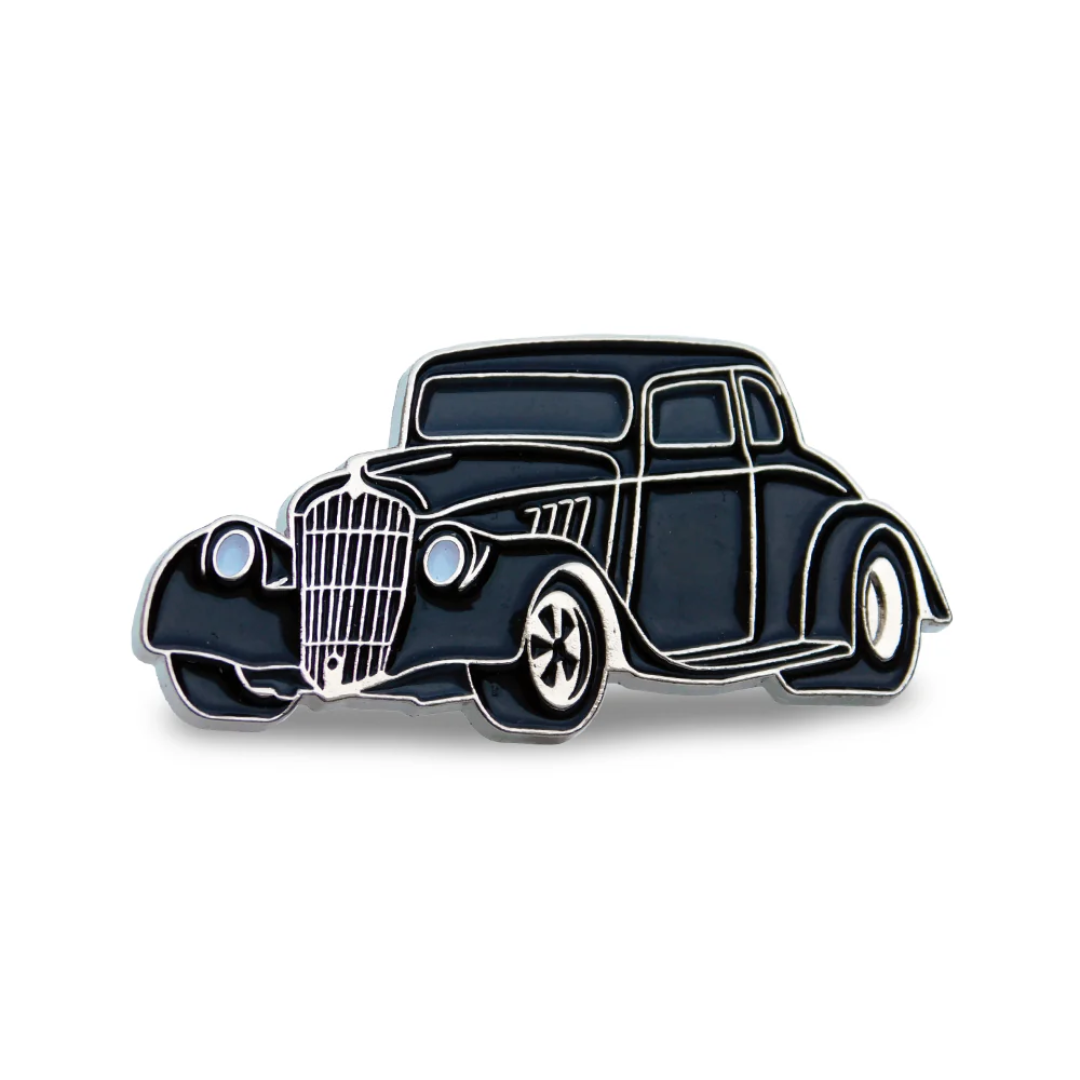 1933 Willy's Coupe Hot Rod Lapel Pin