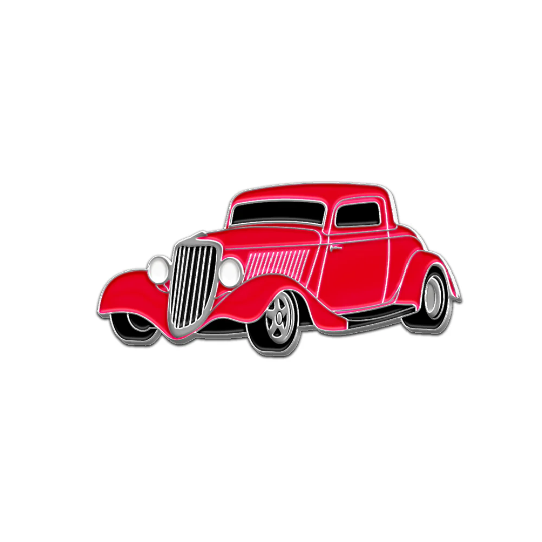 1934 Hot Rod 3 Window Coupe Lapel Pin