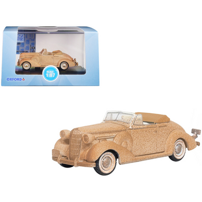 1936 Buick Special Convertible (Rusted) 1/87 (HO) Scale Diecast Model Car by Oxford Diecast