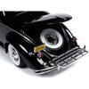 1937 Lincoln Zephyr Black with Red Interior 1/18 Diecast Model Car by Auto World