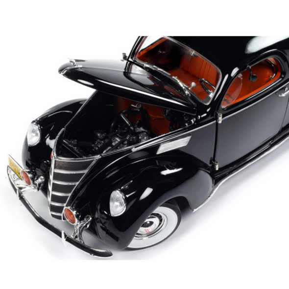 1937-lincoln-zephyr-black-with-red-interior-1-18-diecast-model-car-by-auto-world-aw325-classic-auto-store-online