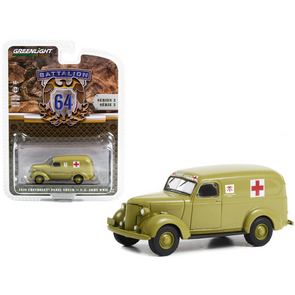 1939-chevrolet-panel-truck-ambulance-u-s-army-world-war-ii-battalion-64-1-64-diecast