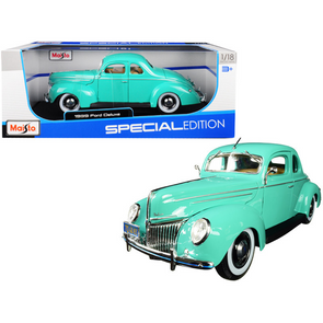 1939-ford-deluxe-light-green-1-18-diecast-model-car-by-maisto