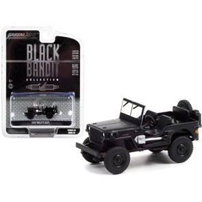 1942 Willys Jeep "Black Bandit" 1/64 Diecast Model Car by Greenlight