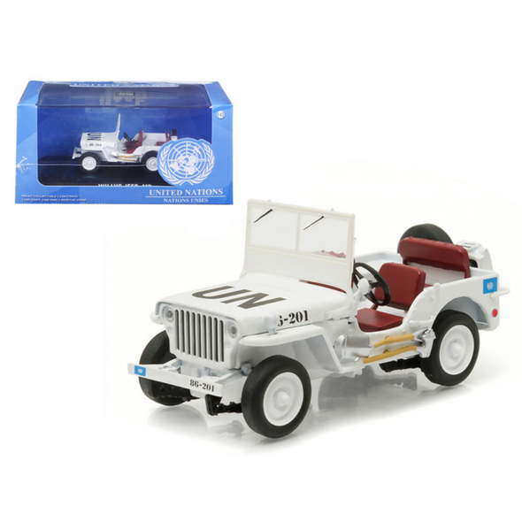 1944 Willys Jeep "United Nations" 1/43 Diecast Model Car by Greenlight
