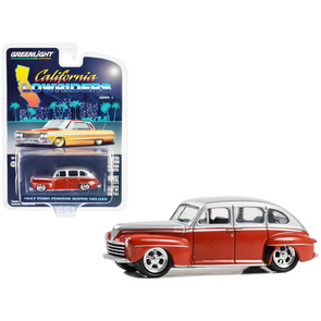 1947 Ford Fordor Super Deluxe Lowrider "California Lowriders" Series 4 1/64 Diecast Model Car