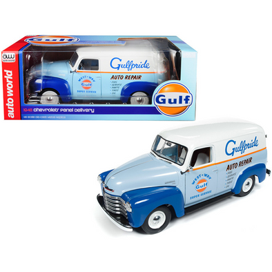 1948 Chevrolet Panel Delivery Truck "Gulf Oil" Limited Edition 1/18 Diecast Model Car