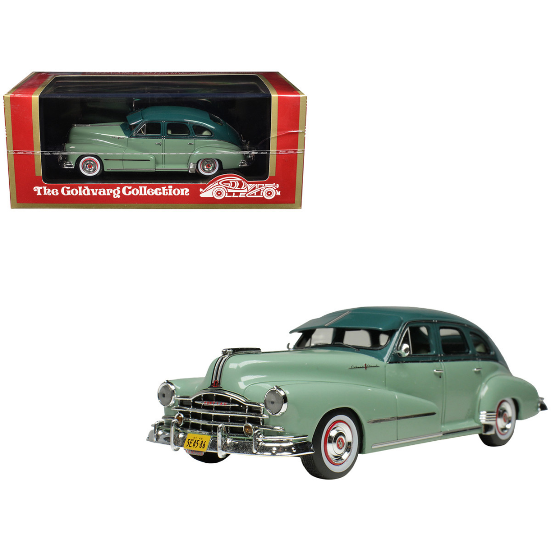 1948 Pontiac 4 Door Sedan Genesee Green 2-Tone with Green Interior Limited Edition to 200 pieces Worldwide 1/43 Model Car