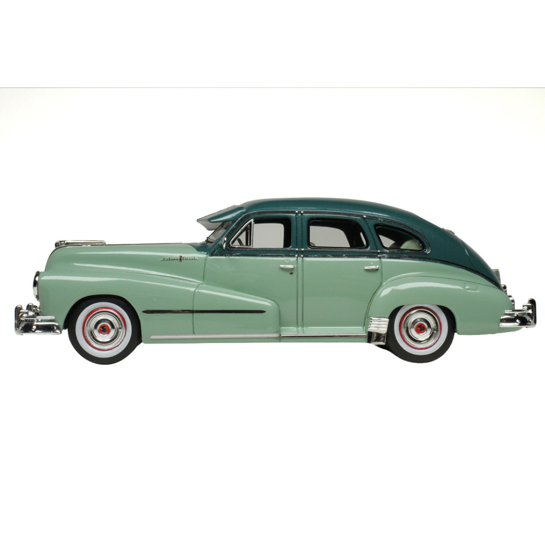 1948 Pontiac 4 Door Sedan Genesee Green 2-Tone with Green Interior Limited Edition to 200 pieces Worldwide 1/43 Model Car