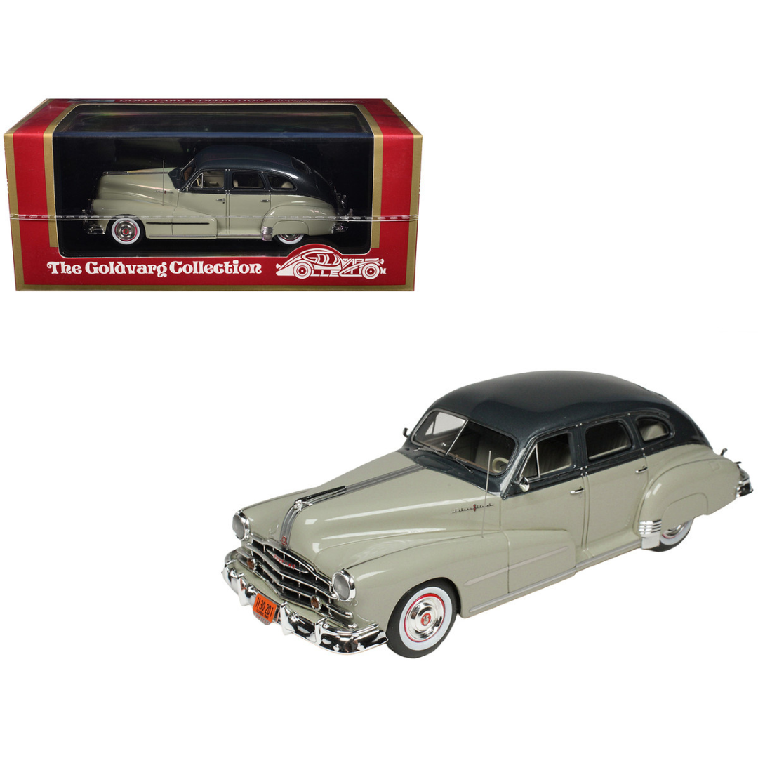 1948 Pontiac 4 Door Sedan Oyster Gray 2-Tone Limited Edition to 200 pieces Worldwide 1/43 Model Car