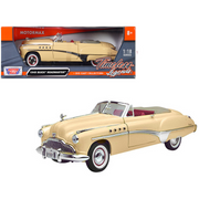 1949-buick-roadmaster-cream-1-18-diecast-model-car-by-motormax