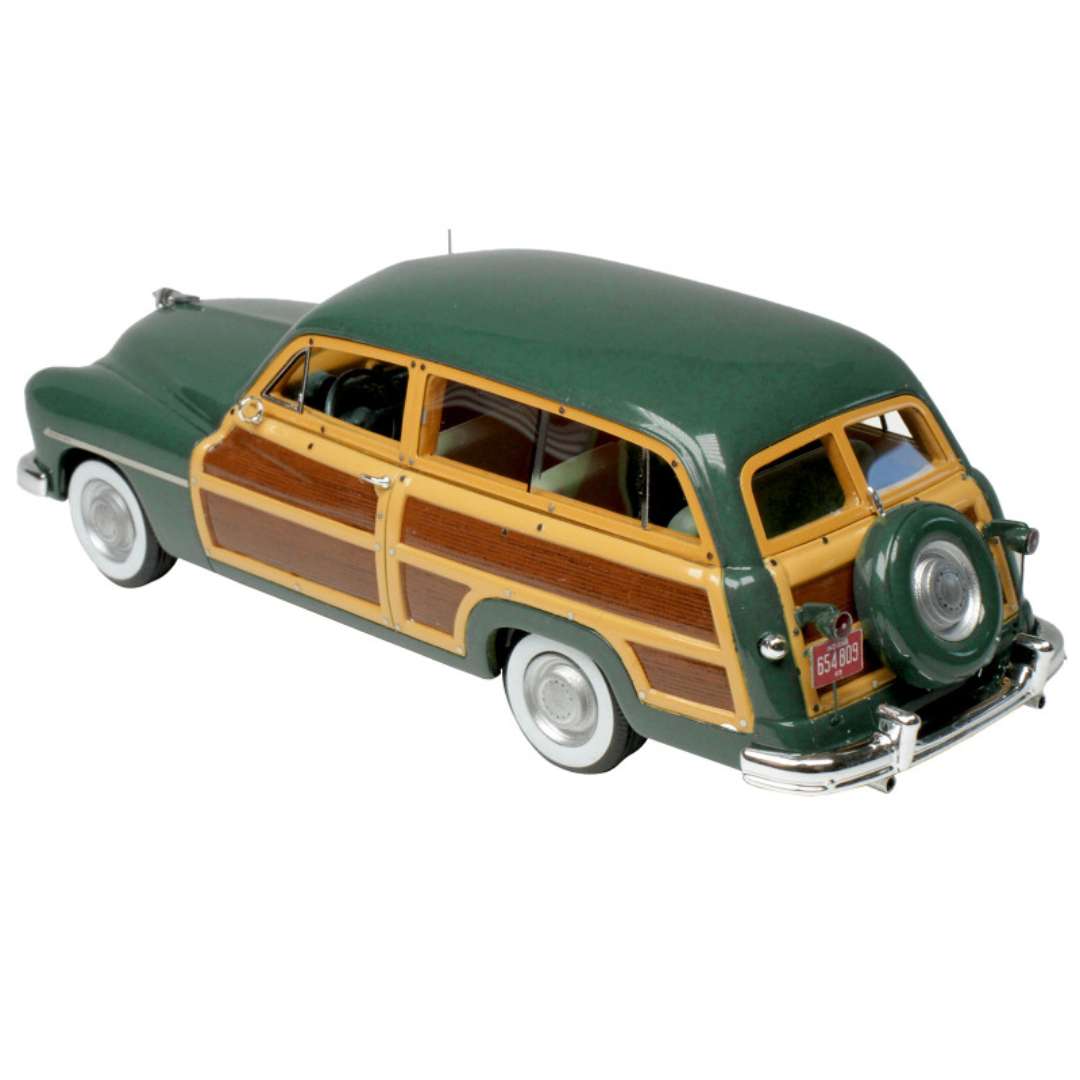 1949-mercury-woodie-meadow-green-with-yellow-and-woodgrain-sides-and-green-interior-limited-edition-to-200-pieces-worldwide-1-43-model-car-by-goldvarg-collection