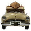 1949 Mercury Woodie Miami Cream with Yellow and Woodgrain Sides and Green Interior with Kayak on Roof Limited Edition to 200 pieces Worldwide 1/43 Model Car by Goldvarg Collection
