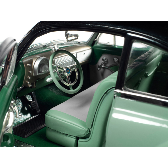1950 Oldsmobile Rocket 88 Alder Green 1/18 Diecast Model Car by Auto World