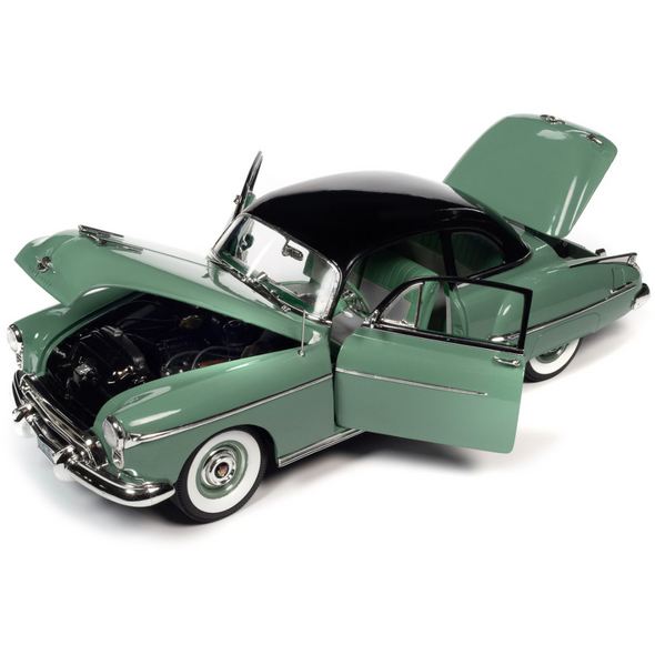 1950 Oldsmobile Rocket 88 Alder Green 1/18 Diecast Model Car by Auto World