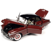 1950-oldsmobile-rocket-88-chariot-red-1-18-diecast-model-car-by-auto-world