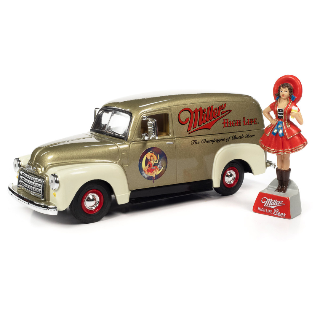 1951-gmc-sedan-delivery-miller-high-life-1-25-diecast-model-car-by-auto-world