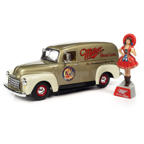 1951 GMC Sedan Delivery "Miller High Life" 1/25 Diecast Model Car by Auto World