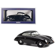 1952 Porsche 356 Coupe Black with White Interior 1/18 Diecast Model Car