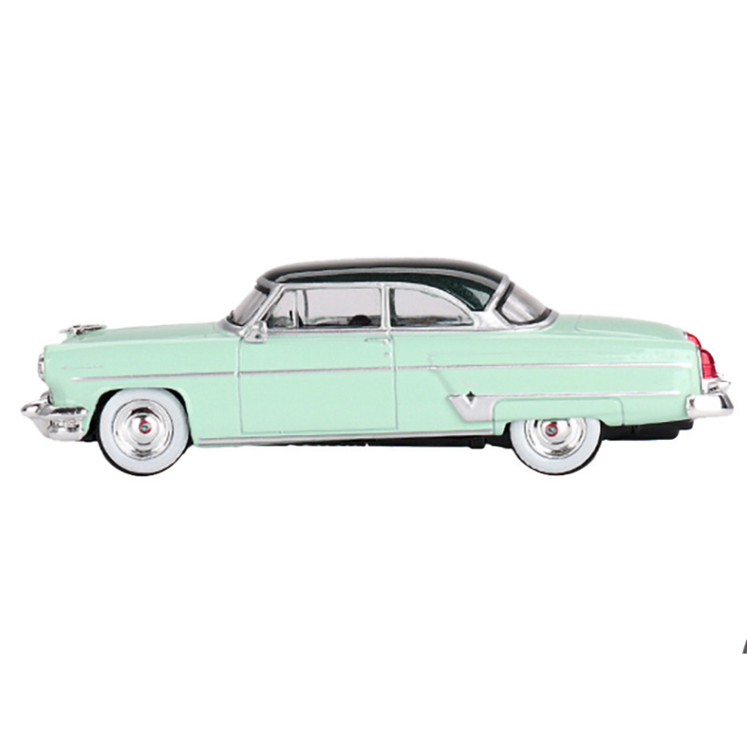 1954 Lincoln Capri Parklane Green with Bloomfield Green Top Limited Edition 1/64 Diecast Model Car