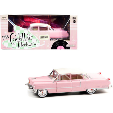 1955-cadillac-fleetwood-series-60-pink-1-24-diecast-model-car-by-greenlight