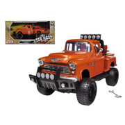 1955-chevrolet-5100-stepside-off-road-pickup-truck-orange-1-24-diecast-model-car