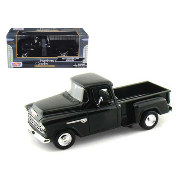 1955-chevrolet-5100-stepside-pickup-truck-black-1-24-diecast-car-model-by-motormax