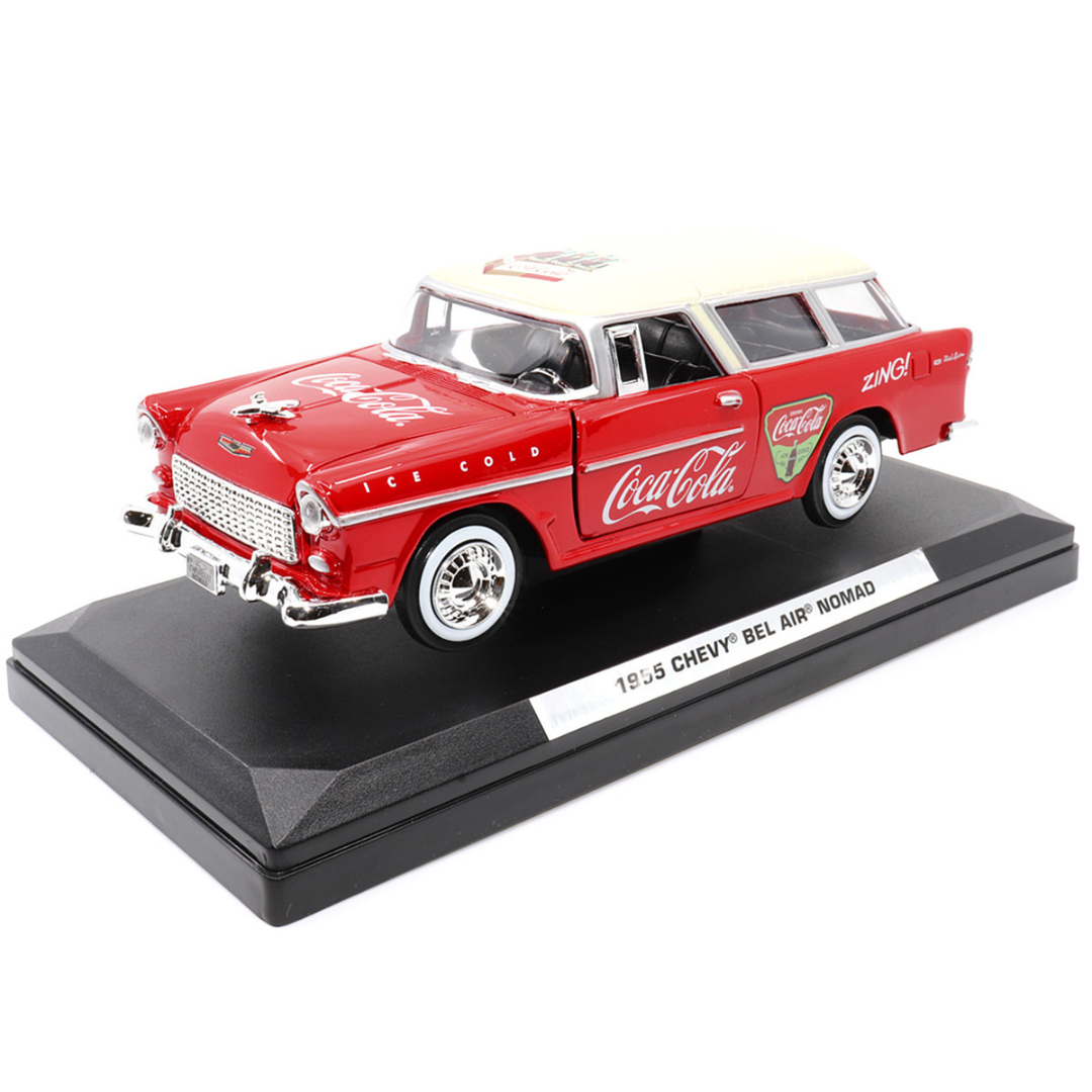 1955-chevrolet-bel-air-nomad-red-coca-cola-1-24-diecast-model-car