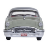 1955 Buick Century Windsor Gray and Dover White with Carlsbad Black Top 1/87 (HO) Scale Diecast Model Car