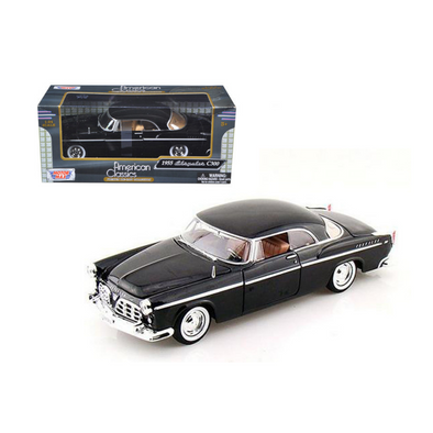 1955-chrysler-c300-black-1-24-diecast-model-car-by-motormax