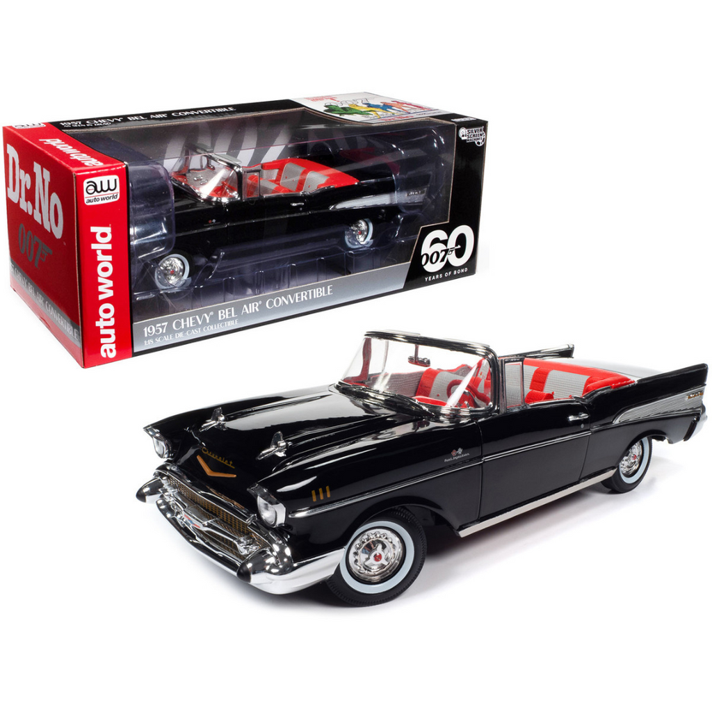 1957 Chevy Bel Air Bond 007 1 18 Diecast ClassicAutoStoreOnline