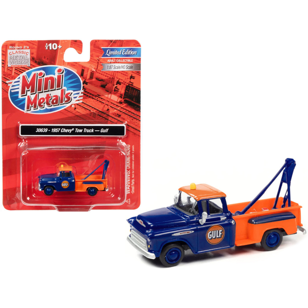 1957-chevrolet-stepside-tow-truck-gulf-blue-and-orange-1-87-ho-scale-model