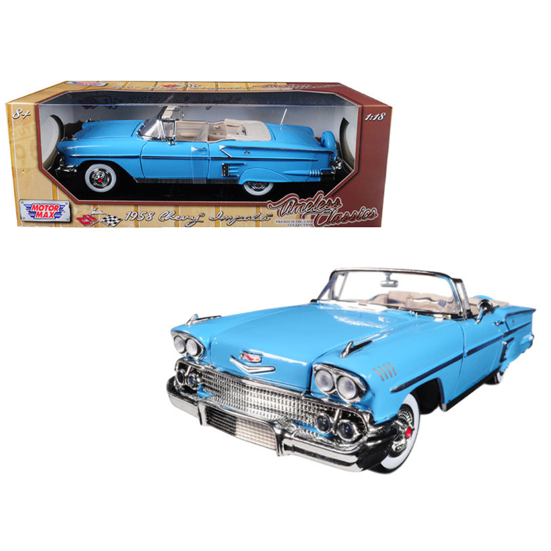 1958 Chevrolet Impala Convertible "Timeless Classics" 1/18 Diecast Model Car