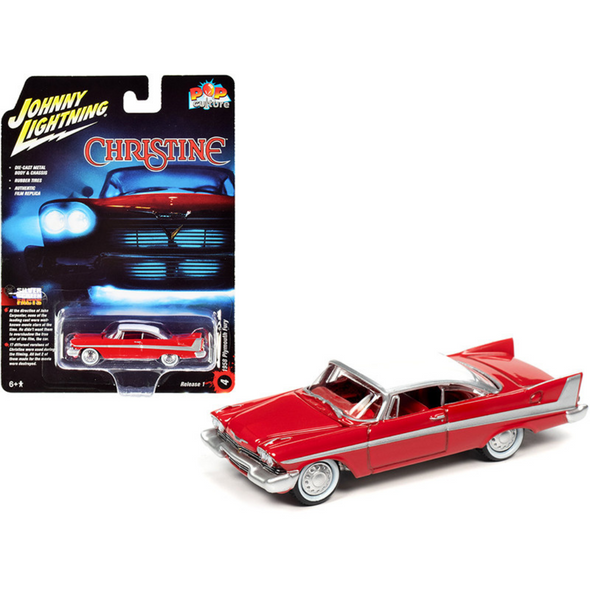 1958 Plymouth Fury "Christine" 1983 (Daytime Version) 1/64 Diecast Model Car by Johnny Lightning