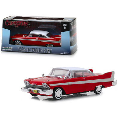 1958 Plymouth Fury Red "Christine" (1983) Movie 1/43 Diecast Model Car