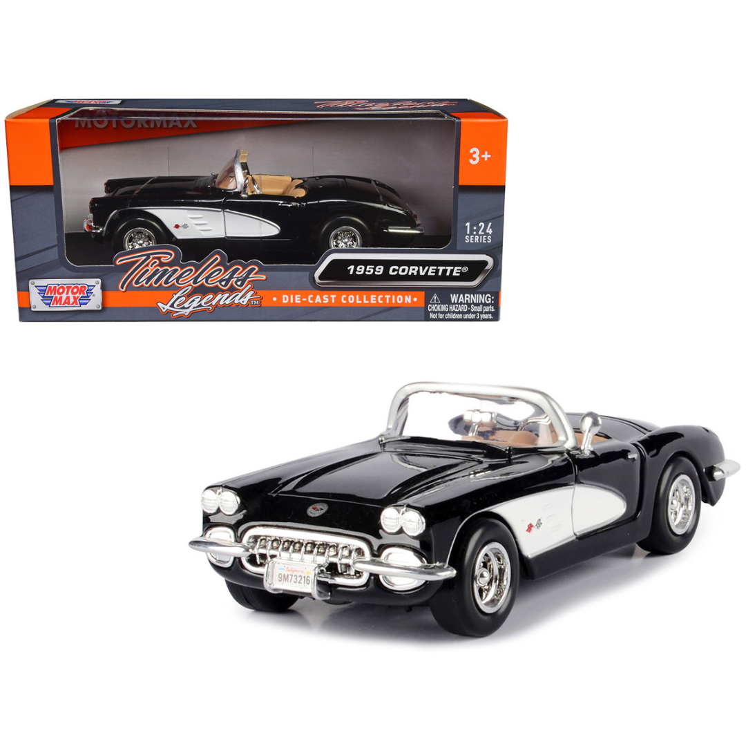 1959-chevrolet-corvette-black-1-24-diecast