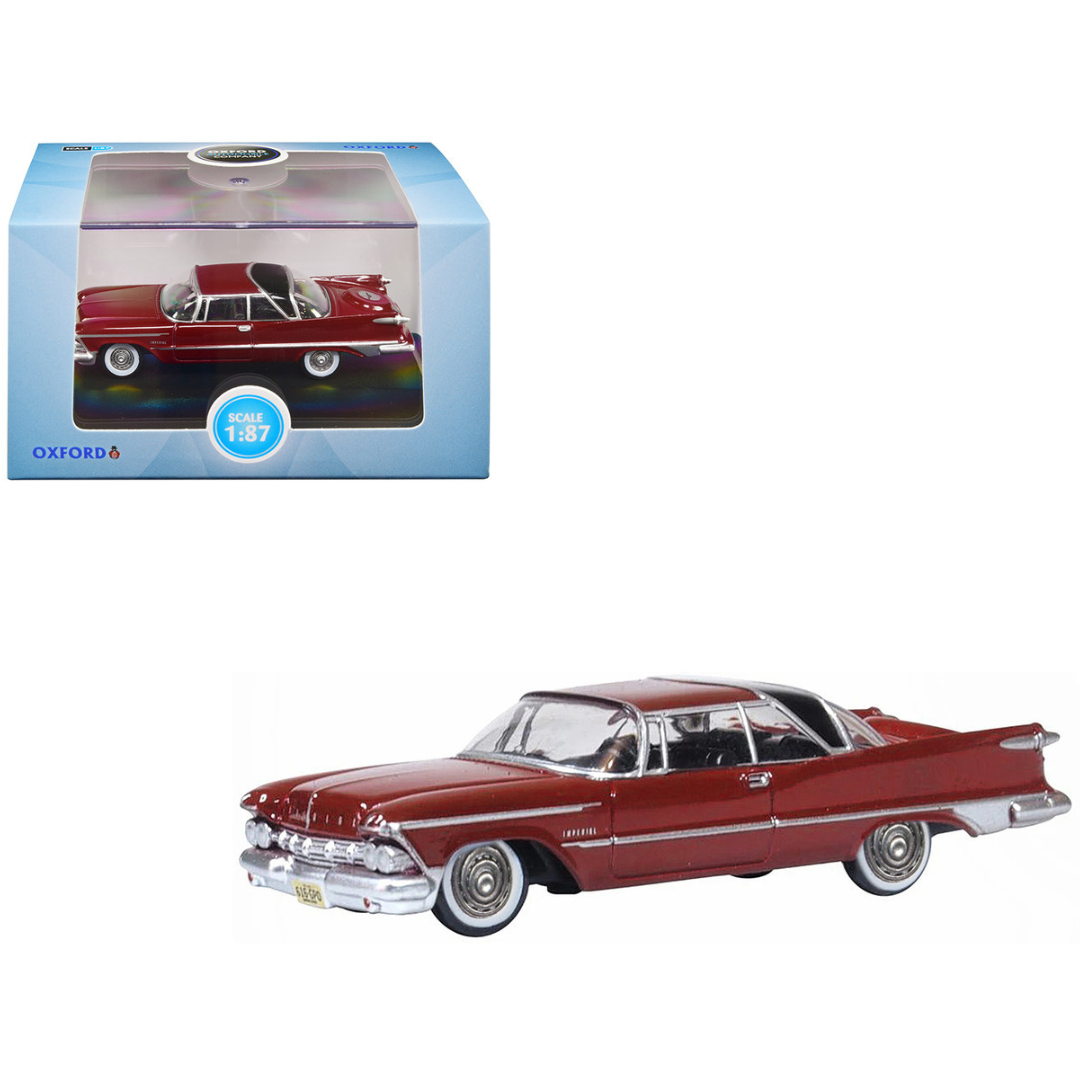 1959-chrysler-imperial-crown-2-door-hardtop-radiant-red-with-black-top-1-87-ho-scale-diecast-model-car-by-oxford-diecast