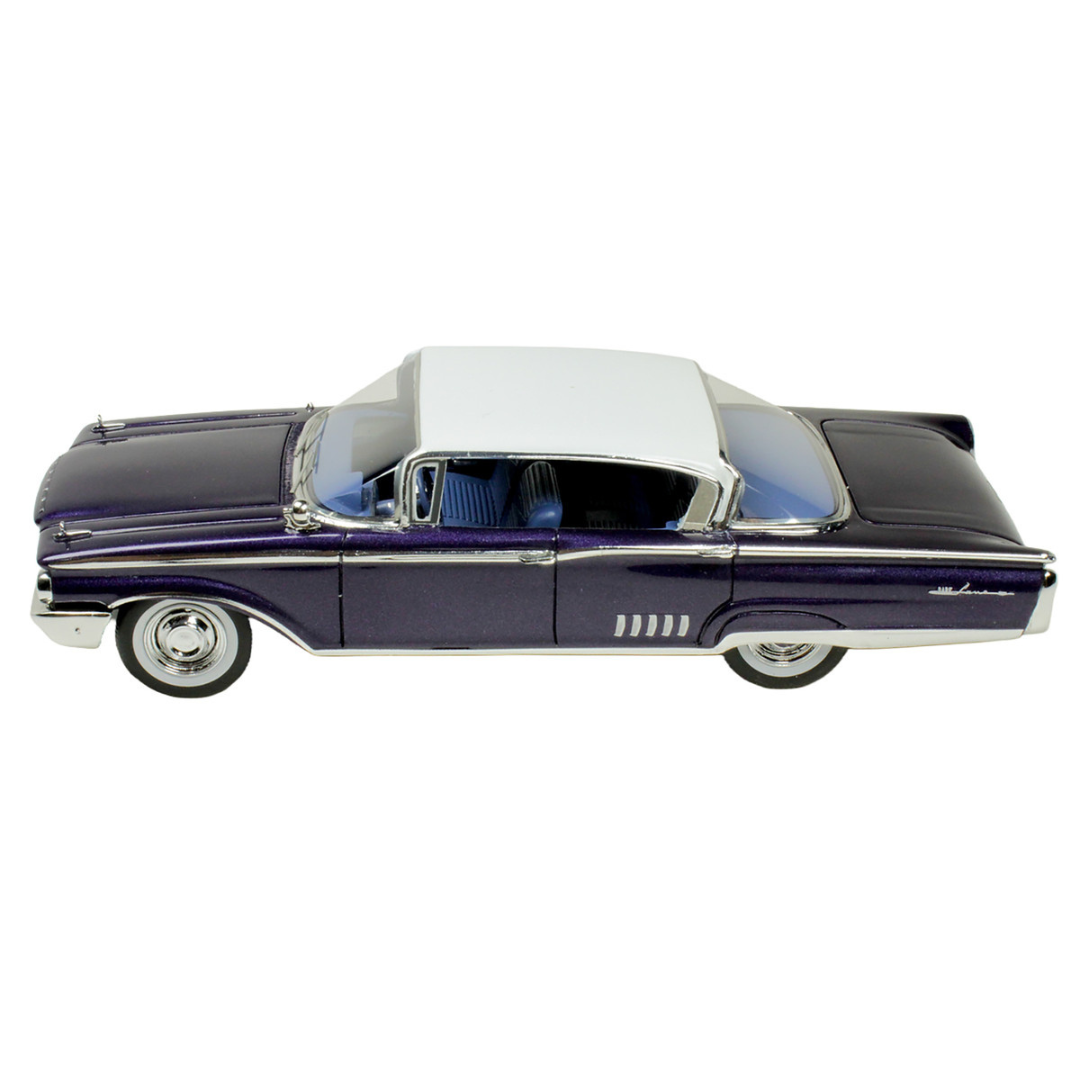 1960 Mercury Park Lane 4 Door Sedan Marine Blue Metallic with White Top and Blue Interior Limited Edition to 200 pieces Worldwide 1/43 Model Car