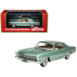 1963 Buick Riviera Light Teal Mist Metallic 1/43 Model Car by Goldvarg Collection