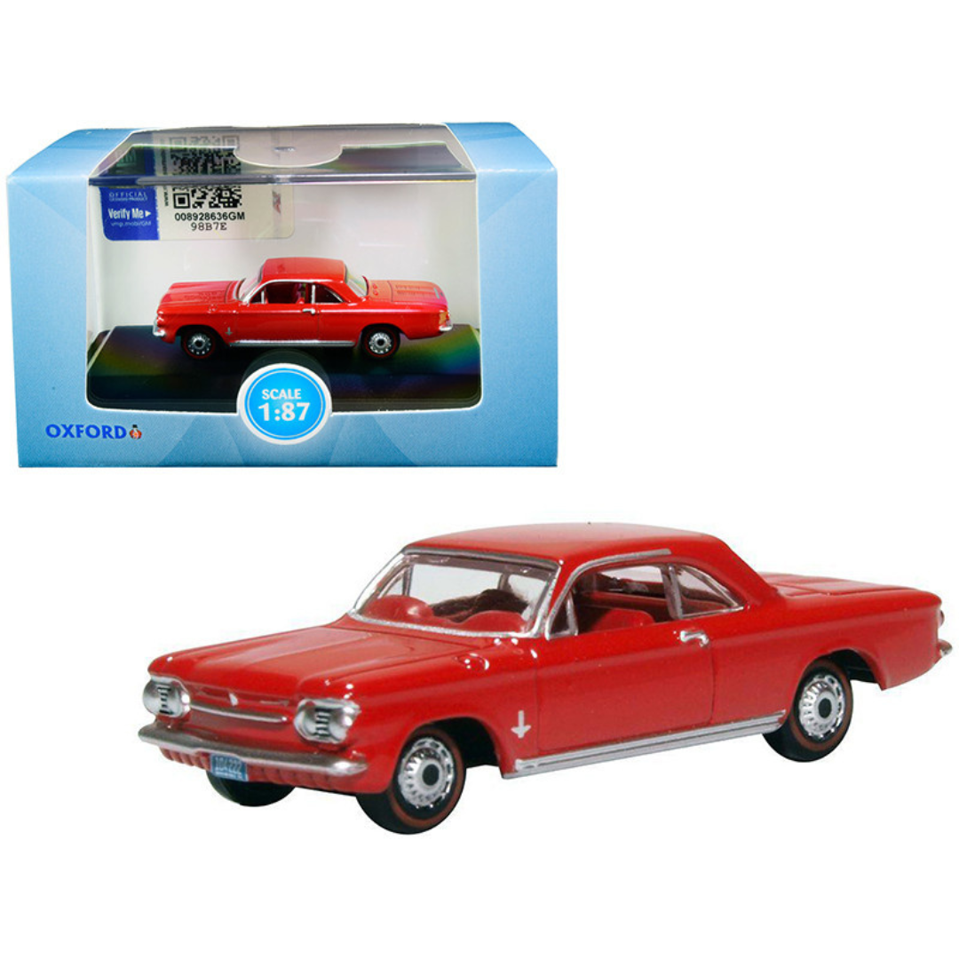 1963 Chevrolet Corvair Coupe 1/87 (HO) Scale Diecast Model Car