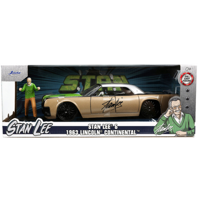 1963-lincoln-continental-gold-stan-lee-1-24-diecast-model-car-by-jada