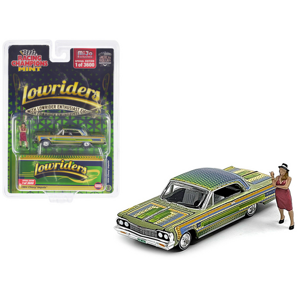 1964 Chevrolet Impala Lowrider and Diecast Figure Limited Edition 1/64 Diecast Model Car