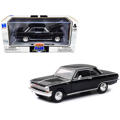 1964-chevrolet-nova-ss-black-muscle-car-collection-1-25-diecast-model-car-by-new-ray