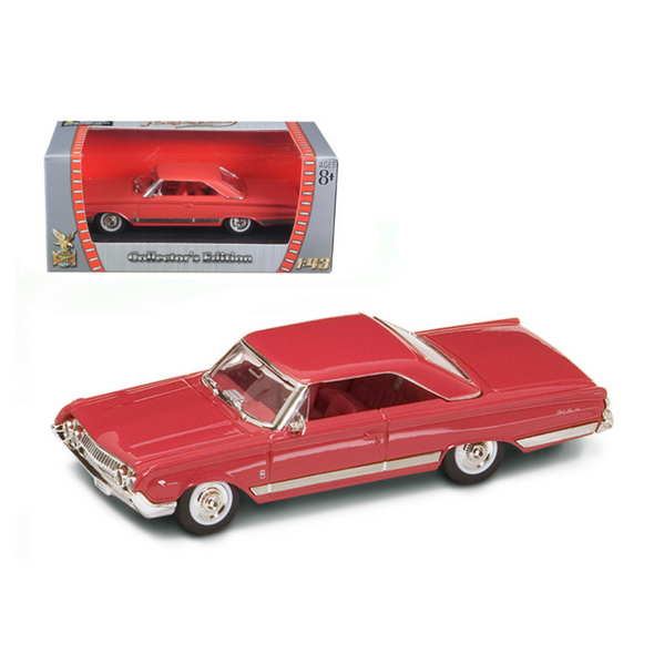 1964 Mercury Marauder Red/Cinnamon 1/43 Diecast Model Car by Road Signature