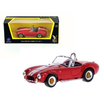 1964 Shelby Cobra 427 S/C Red 1/43 Diecast Model Car by Road Signature