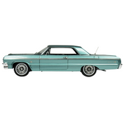 1964-chevrolet-impala-azure-aqua-blue-metallic-with-blue-interior-limited-edition-to-200-pieces-worldwide-1-43-model-car-by-goldvarg-collection